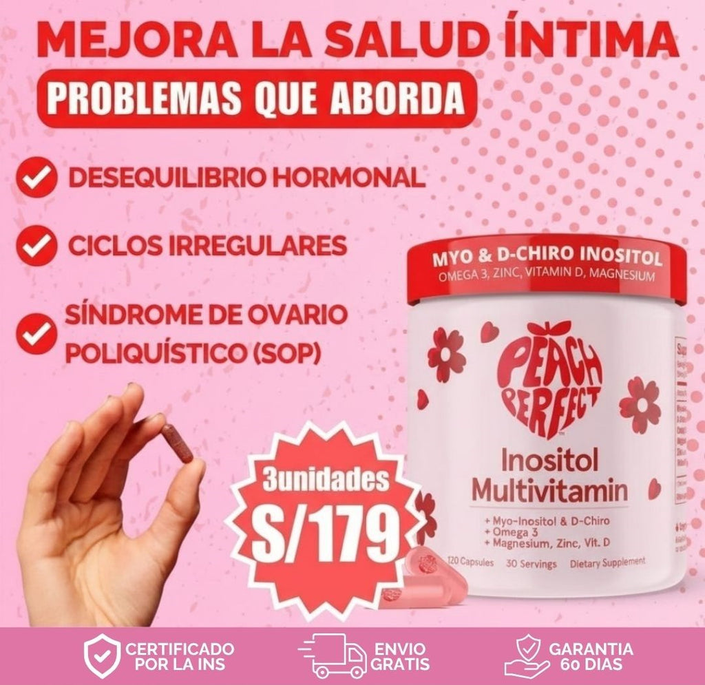 INOSITOL | Complejos Vitamínicos para la Regulación Hormonal y la Fertilidad Femenina